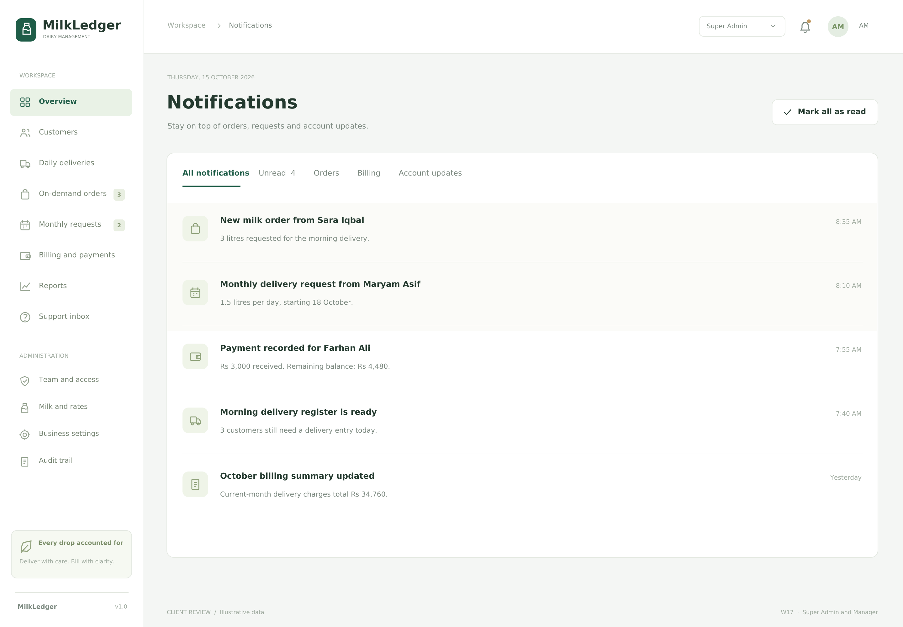 Notifications