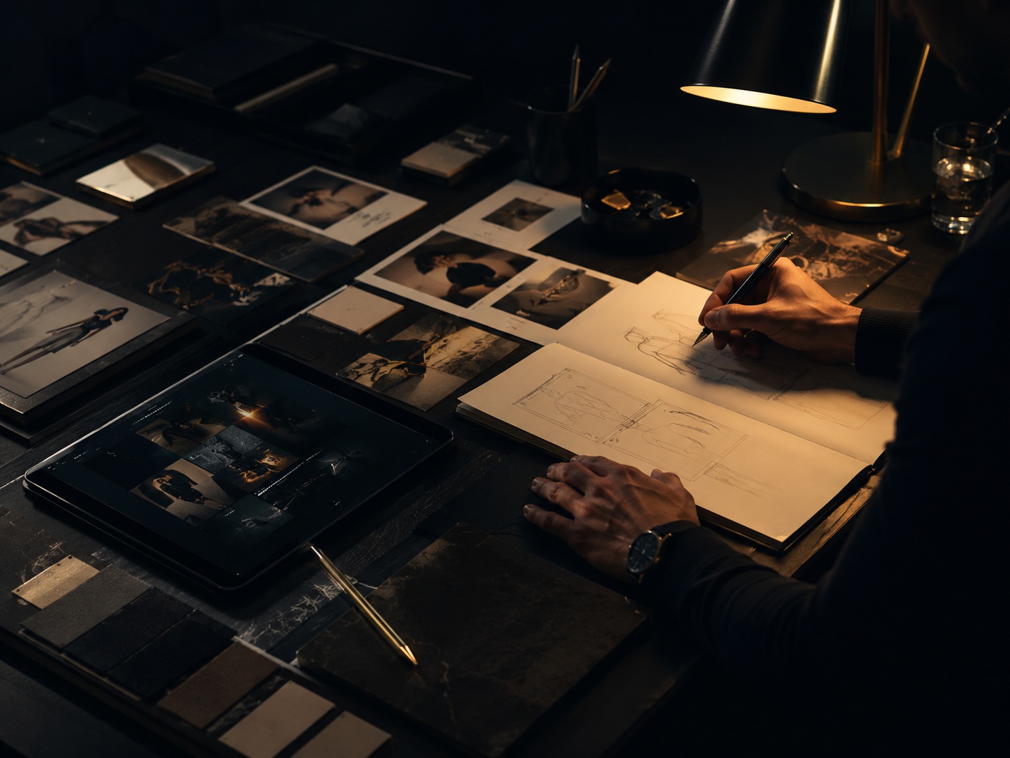 Define the campaign brief and creative direction
